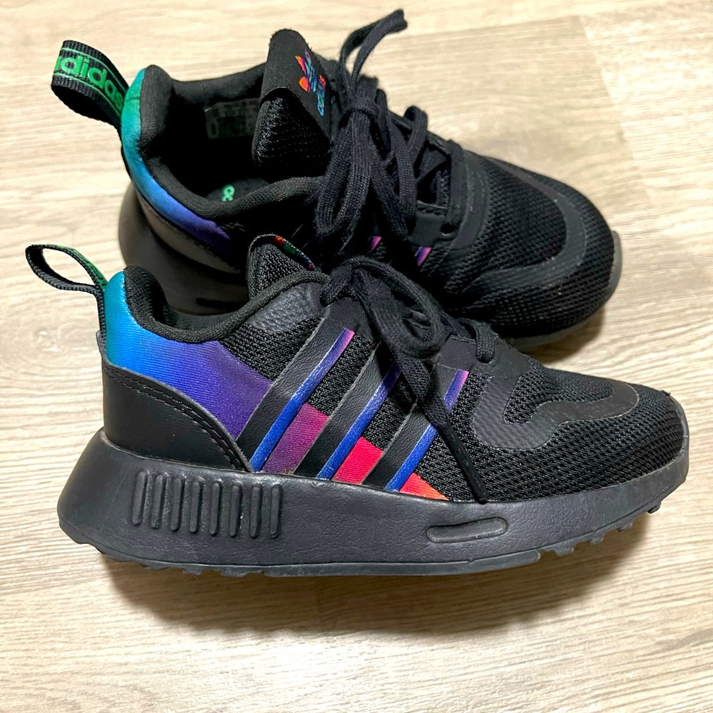 Adidas Multix Infant/Toddler Sneakers black/multi color.